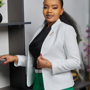 Ivory Luxe Blazer – Poise, Power, and Pure Sophistication