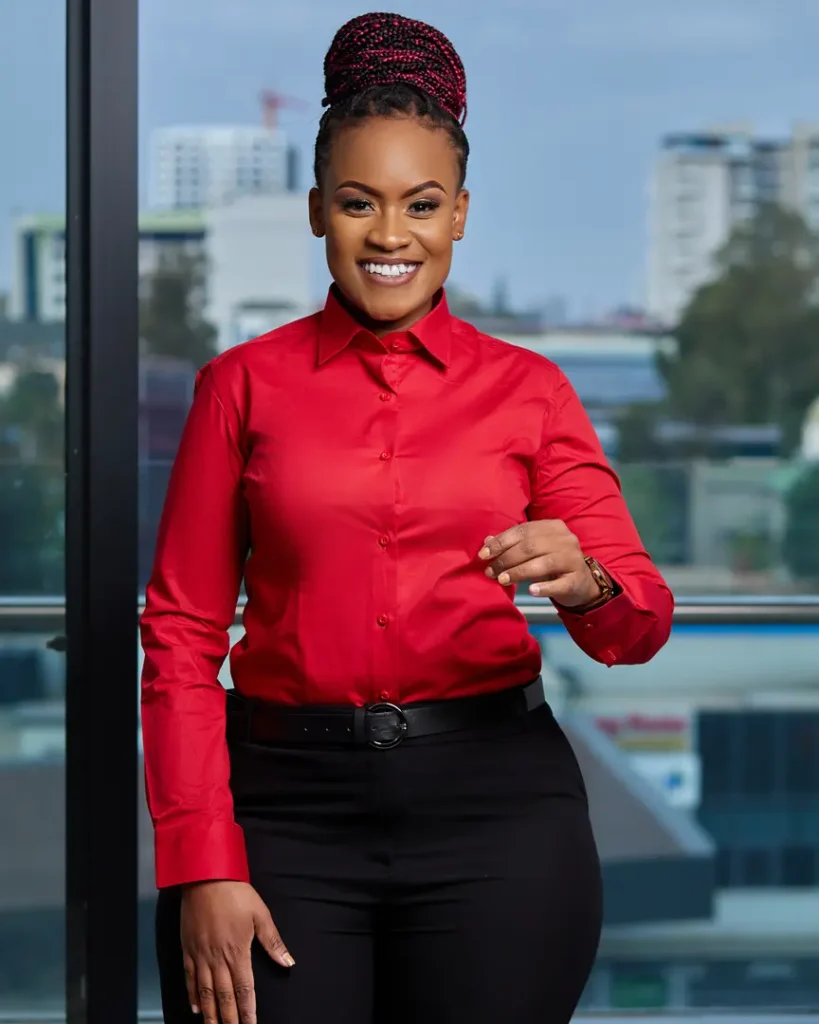Scarlet Confidence Shirt – Command the Room in Style